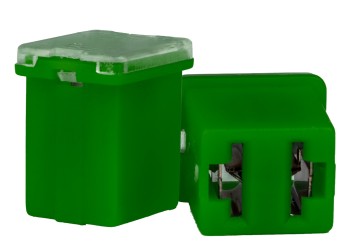 Amio - ΑΣΦΑΛΕΙΕΣ JapVal PAL ΜICRO 14mm ΘΗΛΥΚΕΣ 40A ΣΕ ΠΡΑΣΙΝΟ ΧΡΩΜΑ - 2 Τεμ. (03454/AM)