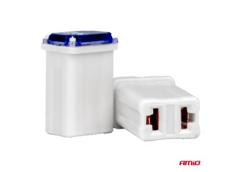 Amio - ΑΣΦΑΛΕΙΕΣ JapVal PAL ΜICRO 11mm ΘΗΛΥΚΕΣ 25A ΣΕ ΛΕΥΚΟ ΧΡΩΜΑ - 2 Τεμ. (03459/AM)