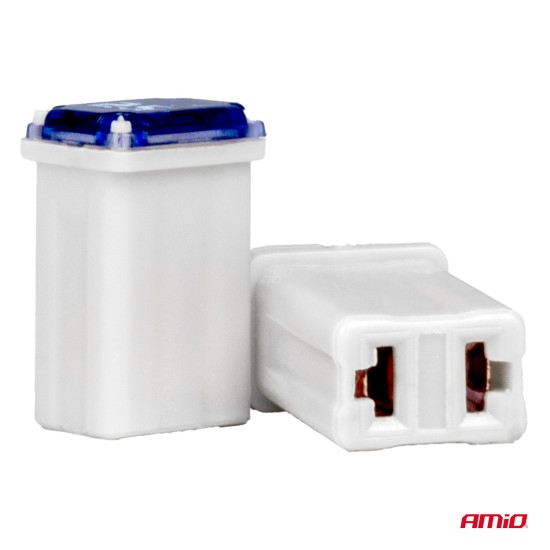 Amio - ΑΣΦΑΛΕΙΕΣ JapVal PAL ΜICRO 11mm ΘΗΛΥΚΕΣ 25A ΣΕ ΛΕΥΚΟ ΧΡΩΜΑ - 2 Τεμ. (03459/AM)