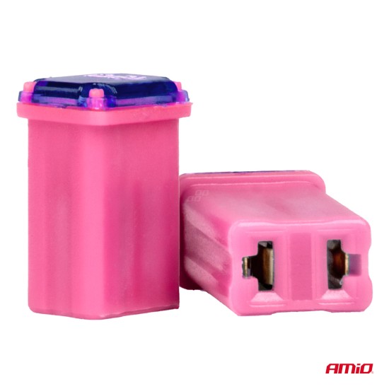Amio - ΑΣΦΑΛΕΙΕΣ JapVal PAL ΜICRO 11mm ΘΗΛΥΚΕΣ 30A ΣΕ ΡΟΖ ΧΡΩΜΑ - 2 Τεμ. (03460/AM)