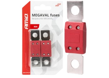 Amio - ΑΣΦΑΛΕΙΕΣ MEGAVAL 80A - 2 Τεμ. (03462/AM)