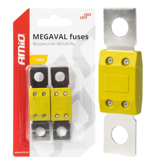 Amio - ΑΣΦΑΛΕΙΕΣ MEGAVAL 100A - 2 Τεμ. (03463/AM)