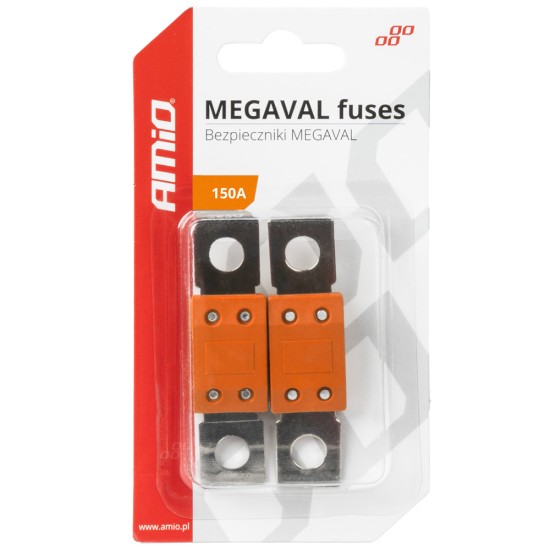 Amio - ΑΣΦΑΛΕΙΕΣ MEGAVAL 150A - 2 Τεμ. (03465/AM)