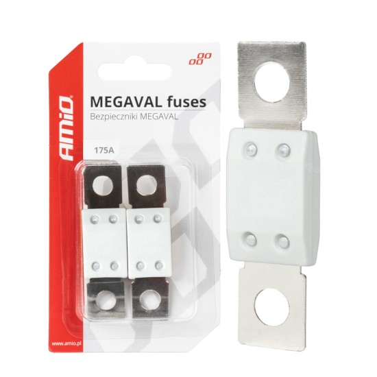 Amio - ΑΣΦΑΛΕΙΕΣ MEGAVAL 175A - 2 Τεμ. (03466/AM)