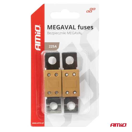 Amio - ΑΣΦΑΛΕΙΕΣ MEGAVAL 225A - 2 Τεμ. (03468/AM)