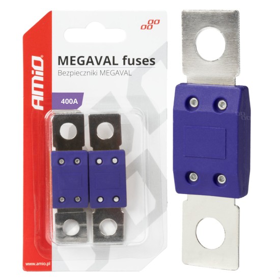 Amio - ΑΣΦΑΛΕΙΕΣ MEGAVAL 400A - 2 Τεμ. (03471/AM)