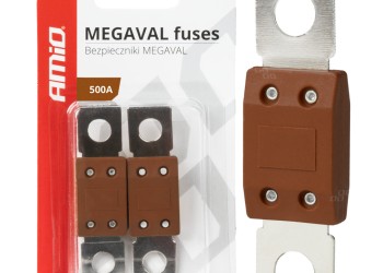 Amio - ΑΣΦΑΛΕΙΕΣ MEGAVAL 500A - 2 Τεμ. (03472/AM)