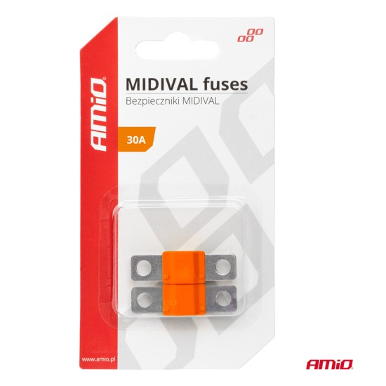Amio - ΑΣΦΑΛΕΙΕΣ MIDIVAL 30A - 2 Τεμ. (03473/AM)