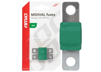 Amio - ΑΣΦΑΛΕΙΕΣ MIDIVAL 40A - 2 Τεμ. (03474/AM)