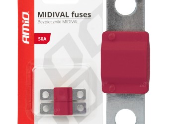 Amio - ΑΣΦΑΛΕΙΕΣ MIDIVAL 50A - 2 Τεμ. (03475/AM)