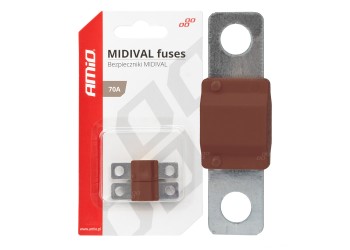 Amio - ΑΣΦΑΛΕΙΕΣ MIDIVAL 70A - 2 Τεμ. (03477/AM)