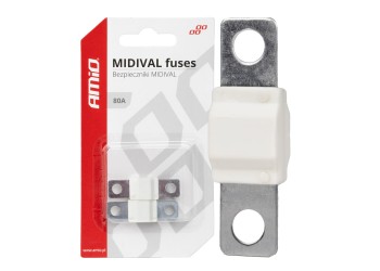 Amio - ΑΣΦΑΛΕΙΕΣ MIDIVAL 80A - 2 Τεμ. (03478/AM)