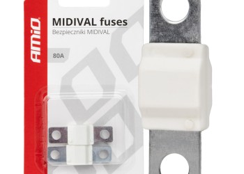 Amio - ΑΣΦΑΛΕΙΕΣ MIDIVAL 80A - 2 Τεμ. (03478/AM)