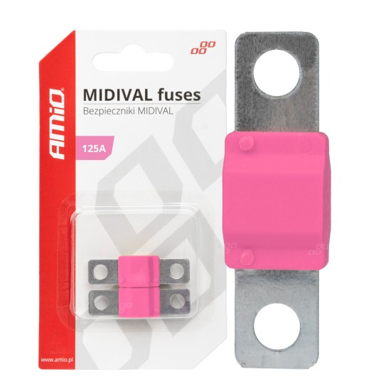 Amio - ΑΣΦΑΛΕΙΕΣ MIDIVAL 125A - 2 Τεμ. (03480/AM)