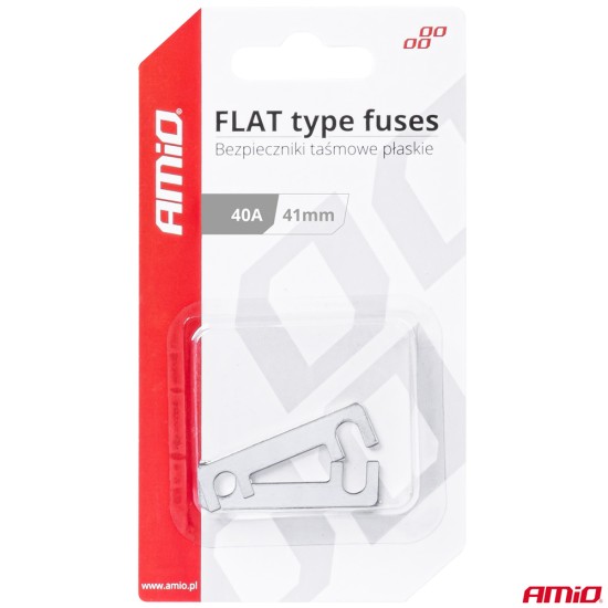 Amio - ΑΣΦΑΛΕΙΕΣ FLAT 41mm 30A - 2 Τεμ. (03489/AM)