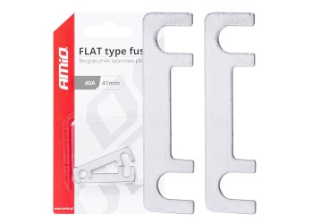 Amio - ΑΣΦΑΛΕΙΕΣ FLAT 41mm 40A - 2 Τεμ. (03490/AM)