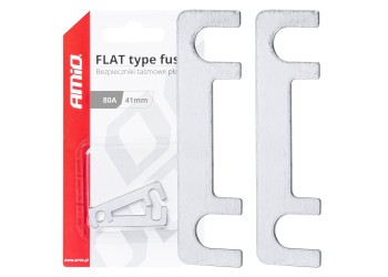 Amio - ΑΣΦΑΛΕΙΕΣ FLAT 41mm 80A - 2 Τεμ. (03493/AM)