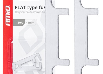 Amio - ΑΣΦΑΛΕΙΕΣ FLAT 41mm 80A - 2 Τεμ. (03493/AM)