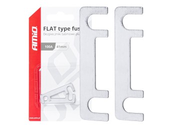Amio - ΑΣΦΑΛΕΙΕΣ FLAT 41mm 100A - 2 Τεμ. (03494/AM)