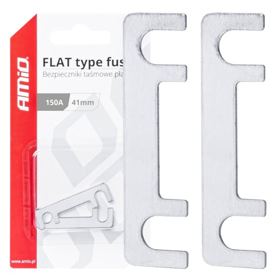 Amio - ΑΣΦΑΛΕΙΕΣ FLAT 41mm 150A - 2 Τεμ. (03495/AM)