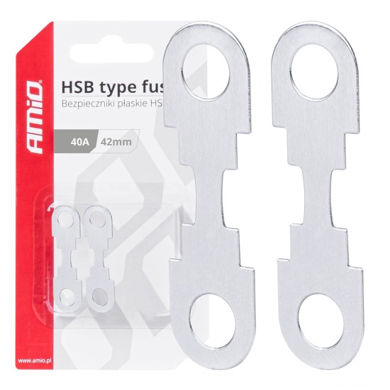 Amio - ΑΣΦΑΛΕΙΕΣ FLAT 42mm 40A - 2 Τεμ. (03498/AM)