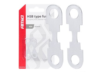 Amio - ΑΣΦΑΛΕΙΕΣ FLAT 42mm 60A - 2 Τεμ. (03500/AM)