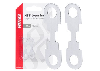 Amio - ΑΣΦΑΛΕΙΕΣ FLAT 42mm 80A - 2 Τεμ. (03501/AM)