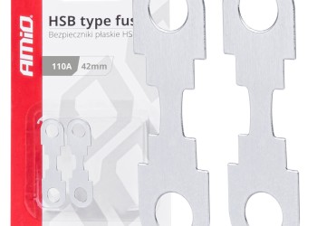 Amio - ΑΣΦΑΛΕΙΕΣ FLAT 42mm 110A - 2 Τεμ. (03503/AM)