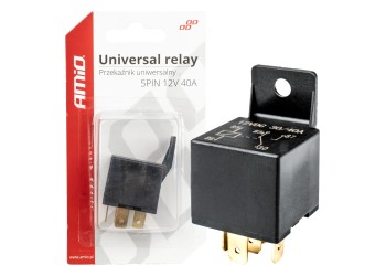 Amio - ΡΕΛΕ 12V 40A 5 ΕΠΑΦΩΝ ΓΙΑ ΑΥΤΟΜΑΤΑ ΦΩΤΑ ΗΜΕΡΑΣ/ΣΥΝΑΓΕΡΜΟ ΑΥΤΟΚΙΝΗΤΟΥ/ΚΛΕΙΔΑΡΙΑ ΑΝΑΦΛΕΞΗΣ - 1 TEM. (03509/AM)