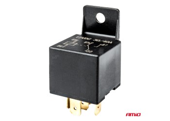 Amio - ΡΕΛΕ 12V 40A 5 ΕΠΑΦΩΝ ΓΙΑ ΑΥΤΟΜΑΤΑ ΦΩΤΑ ΗΜΕΡΑΣ/ΣΥΝΑΓΕΡΜΟ ΑΥΤΟΚΙΝΗΤΟΥ/ΚΛΕΙΔΑΡΙΑ ΑΝΑΦΛΕΞΗΣ - 1 TEM. (03509/AM)