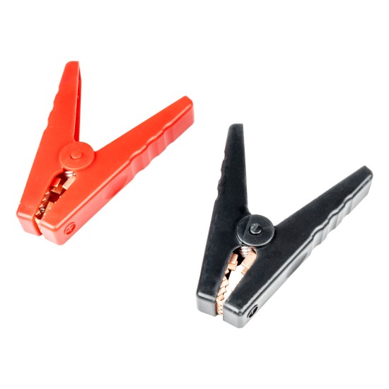 Amio - ΑΚΡΟΔΕΚΤΕΣ (ΚΡΟΚΟΔΕΙΛΑΚΙΑ) ΜΠΑΤΑΡΙΑΣ 400A (ΜΗΚΟΣ:95mm) - 2 ΤΕΜ. (03525/AM)