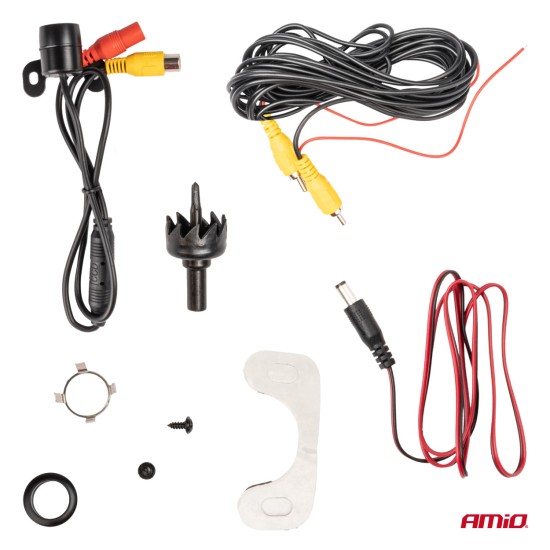 Amio - ΚΑΜΕΡΑ ΟΠΙΣΘΟΠΟΡΕΙΑΣ 12V LED ΜΕ NYΧΤΕΡΙΝΗ ΛΗΨΗ ΚΑΙ ΜΕΤΑΛΛΙΚΗ ΒΑΣΗ ΣΤΗΡΙΞΗΣ HD-320 LED - 1 TEM. (03533/AM)