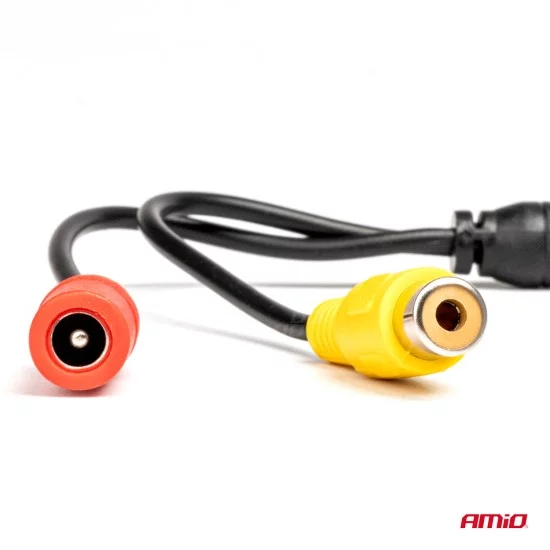 Amio - ΚΑΜΕΡΑ ΟΠΙΣΘΟΠΟΡΕΙΑΣ 12V 720pHD ΡΥΘΜΙΣΗ ΚΛΙΣΗΣ/ΤΕΤΡΑΓΩΝΗ ΜΕ ΜΕΤΑΛΛΙΚΗ ΒΑΣΗ ΣΤΗΡΙΞΗΣ HD-315 - 1 TEM. (03534/AM)