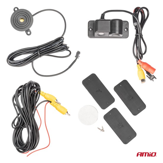 Amio - ΚΑΜΕΡΑ ΟΠΙΣΘΟΠΟΡΕΙΑΣ 12V ΜΕ ΑΙΣΘΗΤΗΡΑ ΣΤΑΘΜΕΥΣΗΣ ΚΑΙ ΒΟΜΒΗΤΗ/ ΕΓΧΡΩΜΗ ΜΕ ΑΝΑΛΥΣΗ ΟΘΟΝΗΣ 720pHD - 1 TEM. (03540/AM)