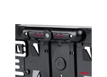 Amio - ΠΛΑΙΣΙΟ ΠΙΝΑΚΙΔΑΣ ΜΕ ΚΑΜΕΡΑ ΟΠΙΣΘΟΠΟΡΕΙΑΣ ΜΕ ΝΥΧΤΕΡΙΝΗ ΛΗΨΗ IR LED (ΥΠΕΡΥΘΡΕΣ) 52,2x12,5x1,3cm - 1 TEM. (03542/AM)