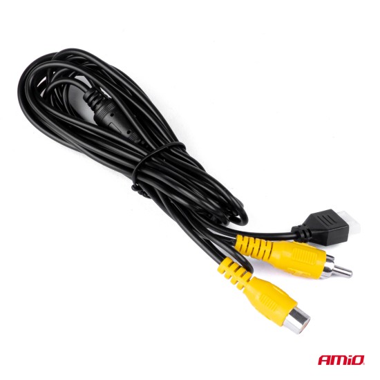 Amio - ΣΥΣΤΗΜΑ ΠΑΡΚΑΡΙΣΜΑΤΟΣ 9-15V ΣΕ ΠΛΑΙΣΙΟ ΠΙΝΑΚΙΔΑΣ ΜΕ ΚΑΜΕΡΑ ΟΠΙΣΘΟΠΟΡΕΙΑΣ ΜΕ 2 ΑΙΣΘΗΤΗΡΕΣ - 1 TEM. (03544/AM)