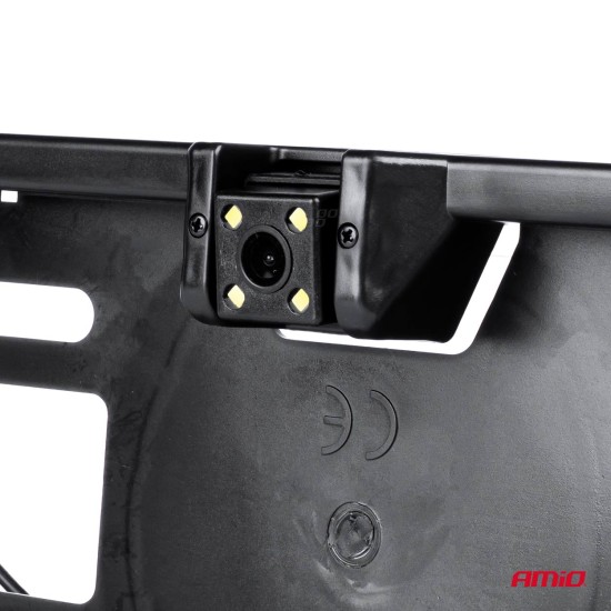 Amio - ΣΥΣΤΗΜΑ ΠΑΡΚΑΡΙΣΜΑΤΟΣ 9-15V ΣΕ ΠΛΑΙΣΙΟ ΠΙΝΑΚΙΔΑΣ ΜΕ ΚΑΜΕΡΑ ΟΠΙΣΘΟΠΟΡΕΙΑΣ ΜΕ 2 ΑΙΣΘΗΤΗΡΕΣ - 1 TEM. (03544/AM)