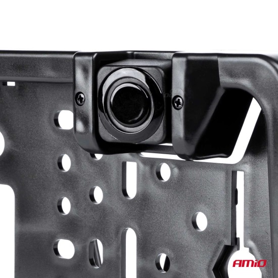 Amio - ΣΥΣΤΗΜΑ ΠΑΡΚΑΡΙΣΜΑΤΟΣ 9-15V ΣΕ ΠΛΑΙΣΙΟ ΠΙΝΑΚΙΔΑΣ ΜΕ ΚΑΜΕΡΑ ΟΠΙΣΘΟΠΟΡΕΙΑΣ ΜΕ 2 ΑΙΣΘΗΤΗΡΕΣ - 1 TEM. (03544/AM)