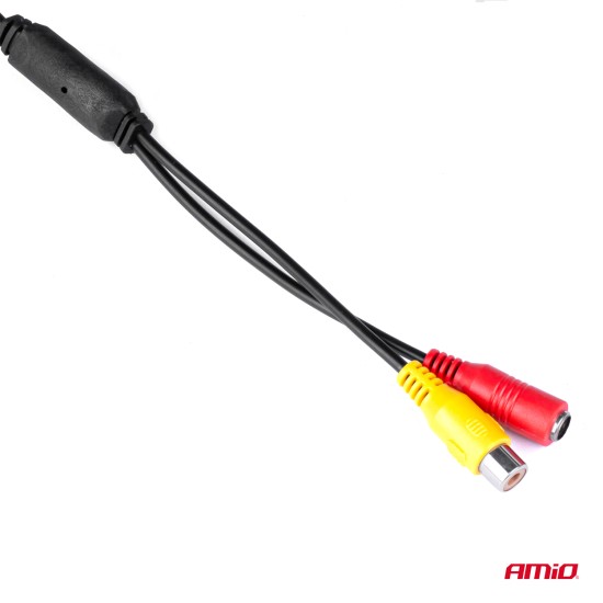 Amio - ΣΥΣΤΗΜΑ ΠΑΡΚΑΡΙΣΜΑΤΟΣ 9-15V ΣΕ ΠΛΑΙΣΙΟ ΠΙΝΑΚΙΔΑΣ ΜΕ ΚΑΜΕΡΑ ΟΠΙΣΘΟΠΟΡΕΙΑΣ ΜΕ 2 ΑΙΣΘΗΤΗΡΕΣ - 1 TEM. (03544/AM)