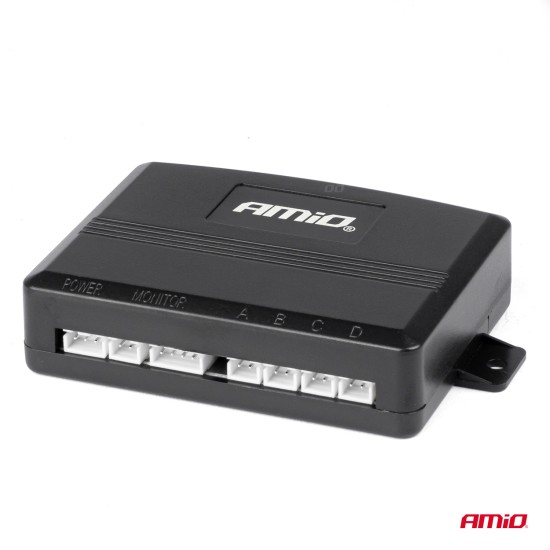 Amio - ΣΥΣΤΗΜΑ ΠΑΡΚΑΡΙΣΜΑΤΟΣ 9-15V ΣΕ ΠΛΑΙΣΙΟ ΠΙΝΑΚΙΔΑΣ ΜΕ ΚΑΜΕΡΑ ΟΠΙΣΘΟΠΟΡΕΙΑΣ ΜΕ 2 ΑΙΣΘΗΤΗΡΕΣ - 1 TEM. (03544/AM)