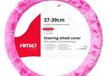 Amio - ΚΑΛΥΜΜΑ ΤΙΜΟΝΙΟΥ ΓΟΥΝΙΝΟ/ΧΝΟΥΔΩΤΟ (M) 37-39cm SWC-54-M ΣΕ ΡΟΖΧΡΩΜΑ - 1 Τεμ. (03567/AM)