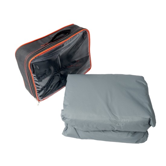 Amio - ΚΟΥΚΟΥΛΑ ΜΙΣΗ / ΗΜΙ-ΚΑΛΥΜΜΑ ΑΥΤΟΚΙΝΗΤΟΥ SEDAN (L) ΣΕ ΓΚΡΙ ΧΡΩΜΑ ΜΕ ΤΣΑΝΤΑ ΜΕΤΑΦΟΡΑΣ - 1 ΤΕΜ. (03570/AM)