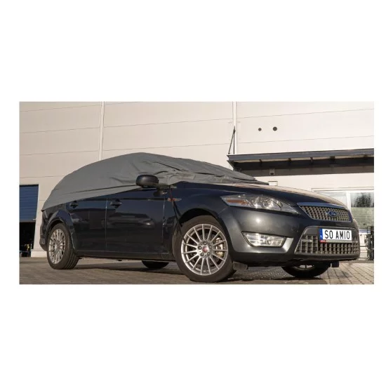 Amio - ΚΟΥΚΟΥΛΑ ΜΙΣΗ / ΗΜΙ-ΚΑΛΥΜΜΑ ΑΥΤΟΚΙΝΗΤΟΥ COMBI/SW ΣΕ ΓΚΡΙ ΧΡΩΜΑ ΜΕ ΤΣΑΝΤΑ ΜΕΤΑΦΟΡΑΣ - 1 ΤΕΜ. (03572/AM)