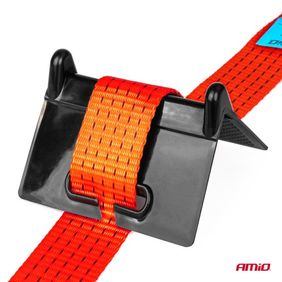 Amio - ΓΩΝΙΑ ΠΡΟΣΤΑΣΙΑΣ ΦΟΡΤΙΟΥ ΓΙΑ ΙΜΑΝΤΕΣ ΔΕΣΙΜΑΤΟΣ ΠΛΑΣΤΙΚΗ ΣΕ ΜΑΥΡΟ ΧΡΩΜΑ - 1 ΤΕΜ. (03574/AM)