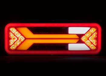 Amio - ΦΑΝΑΡΙ ΤΡΕΙΛΕΡ / ΦΟΡΤΗΓΟΥ ΠΙΣΩ 10-30V DYNAMIC LED 5 ΧΡΗΣΕΩΝ ΑΡΙΣΤΕΡΟ 305x140x35 mm RCL-09-L - 1 ΤΕΜ. (03575/AM)