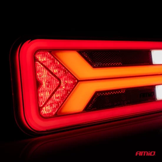 Amio - ΦΑΝΑΡΙ ΤΡΕΙΛΕΡ / ΦΟΡΤΗΓΟΥ ΠΙΣΩ 10-30V DYNAMIC LED 5 ΧΡΗΣΕΩΝ ΑΡΙΣΤΕΡΟ 305x140x35 mm RCL-09-L - 1 ΤΕΜ. (03575/AM)