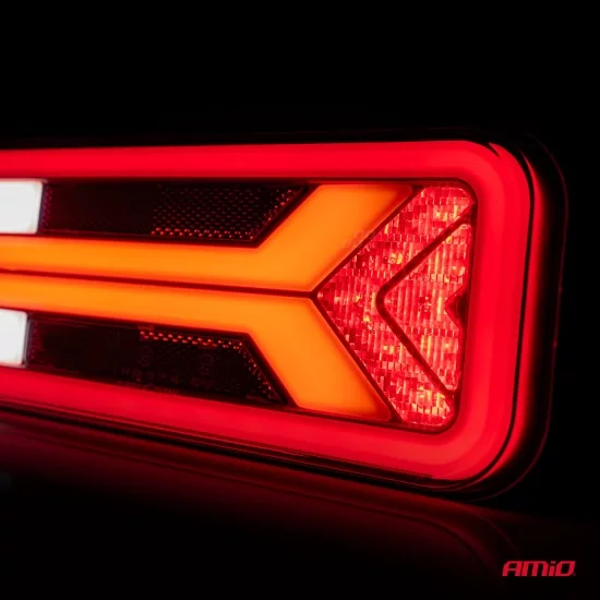 Amio - ΦΑΝΑΡΙ ΤΡΕΙΛΕΡ / ΦΟΡΤΗΓΟΥ ΠΙΣΩ 10-30V DYNAMIC LED 5 ΧΡΗΣΕΩΝ ΔΕΞΙ 305x140x35 mm RCL-09-R - 1 ΤΕΜ. (03576/AM)