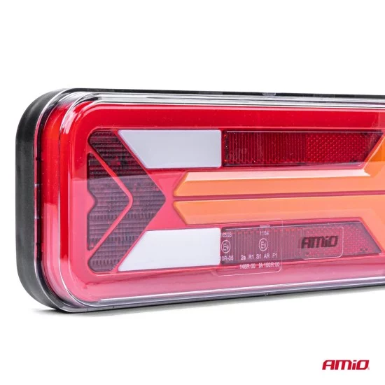 Amio - ΦΑΝΑΡΙ ΤΡΕΙΛΕΡ / ΦΟΡΤΗΓΟΥ ΠΙΣΩ 10-30V DYNAMIC LED 5 ΧΡΗΣΕΩΝ ΔΕΞΙ 305x140x35 mm RCL-09-R - 1 ΤΕΜ. (03576/AM)