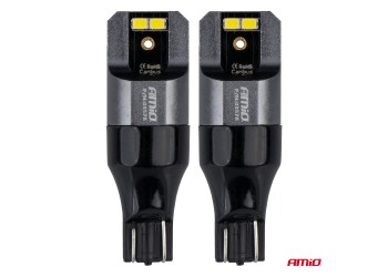 Amio - ΛΑΜΠΑΚΙΑ T15 W16W 12/24V 6.000K 4xSMD LED CAN-BUS ΛΕΥΚΟ 2016 PRO SERIES - 2 Τεμ. (03578/AM)