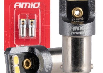 Amio - ΛΑΜΠΑΚΙΑ T4W BA9s 12/24V 6.000K 4xSMD LED CAN-BUS ΛΕΥΚΟ 2016 PRO SERIES - 2 Τεμ. (03579/AM)